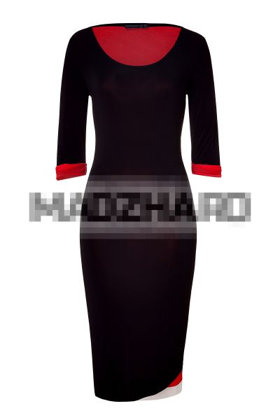 Black/Red Double Layer Dress